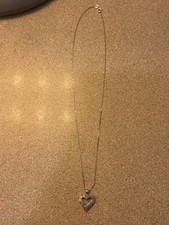 1/4 karat diamond necklace in sterling silver