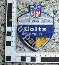 2025 NFL Indianapolis Colts Berlin Game logo patch sew on haft naszywka