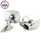 MAZDA NEW CHROME DOOR MIRRORS NEW PAIRS 2 PIECES RH  LH SIDE RX1 RX2 RX3 RX4 RX5