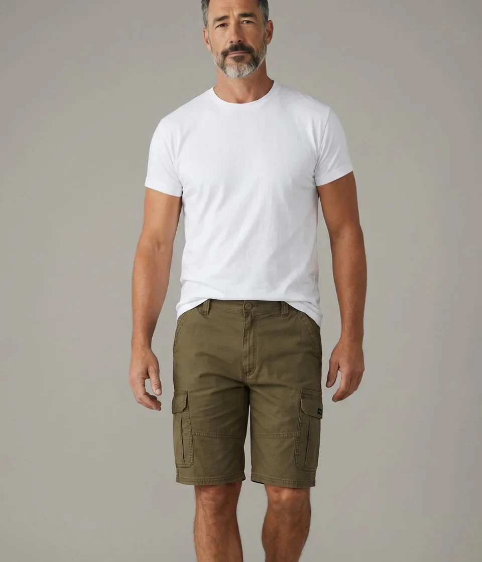 Wrangler Authentics Cargo Shorts Men's Brown Stretch Relaxed Fit Utility Outdoor
Opens in a new wind