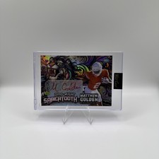 2024 Wild Card Dino-Might - Matthew Golden - True 1/1 Auto - Sabertooth