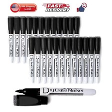 Black Magnetic Dry Erase Markers Low Odor Fin...