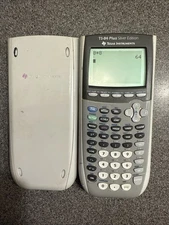 Texas Instruments TI-84 Plus Silver Edition Works Great Graphing Calculator