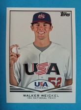 2011 Topps USA Baseball Walker Weickel RC #USA-52 18U National Team