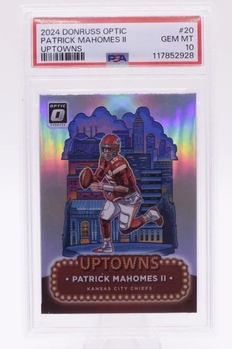 2024 Panini Donruss Optic - Uptowns Patrick Mahomes II #20 PSA 10 Chiefs BK