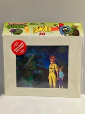 TMNT April O'Neil Donatello Irma Original Animation Production Art Cel MWS