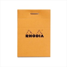 Rhodia Staplebound Notepad - Graph 80 sheets - 2 x 3 - Orange cover