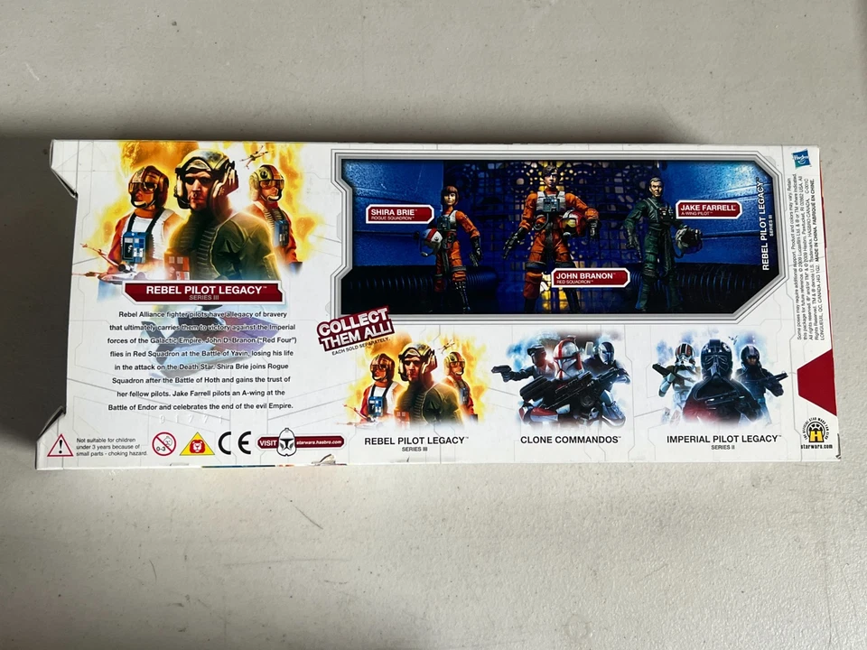 Star Wars Evolutions Set 3.75" Rebel Pilot Legacy Series III a6 - Image 3 of 3