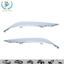 For Chrysler 300 2011-2014 Plastic Chrome Front Bumper Trim Lh Rh 2pcs New