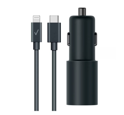 Verizon Vehicle Charger 45W USB-C To MFi-Certified Lightning Cable VPC45WPPSLGHT