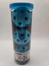 New 3 Franklin X-26 Pickleball Indoor Ball set of 3 Optic Blue