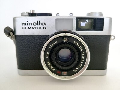 Minolta Hi-Matic G 35mm Vintage Camera Made in Japan NOT TESTED
