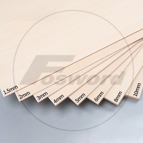 Basswood Plywood Sheet Cut Size Boards Panel Thick 1 -10mm Craft Model Hobby DIY - Picture 13 of 30