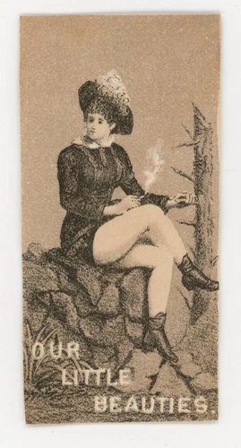 1880s-90s Allen & Ginter Our Little Beauties Cigarette Trade Card F210