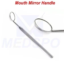 Dental Examination Mouth Mirror Handle Teeth Diagnostic Inspection Dentist Lab
