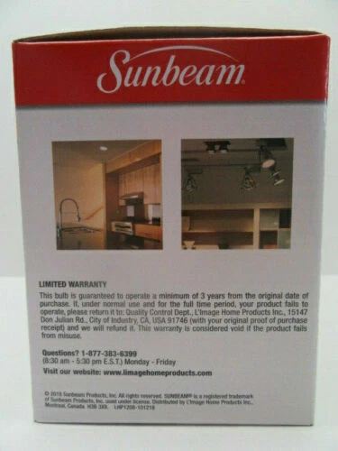 4X Dimmable Sunbeam LED Flood Light Bulbs BR30 65W Replacement Indoor - Image 3 of 4