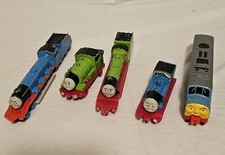 5 Die Cast Thomas The Train - Thomas, Henry, Percy, Edward  D199, Well Loved