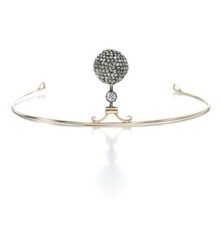 Bandeau de mariée Costozon Floral 2,44 carats diamant 27,32 gms en argent sterling 925