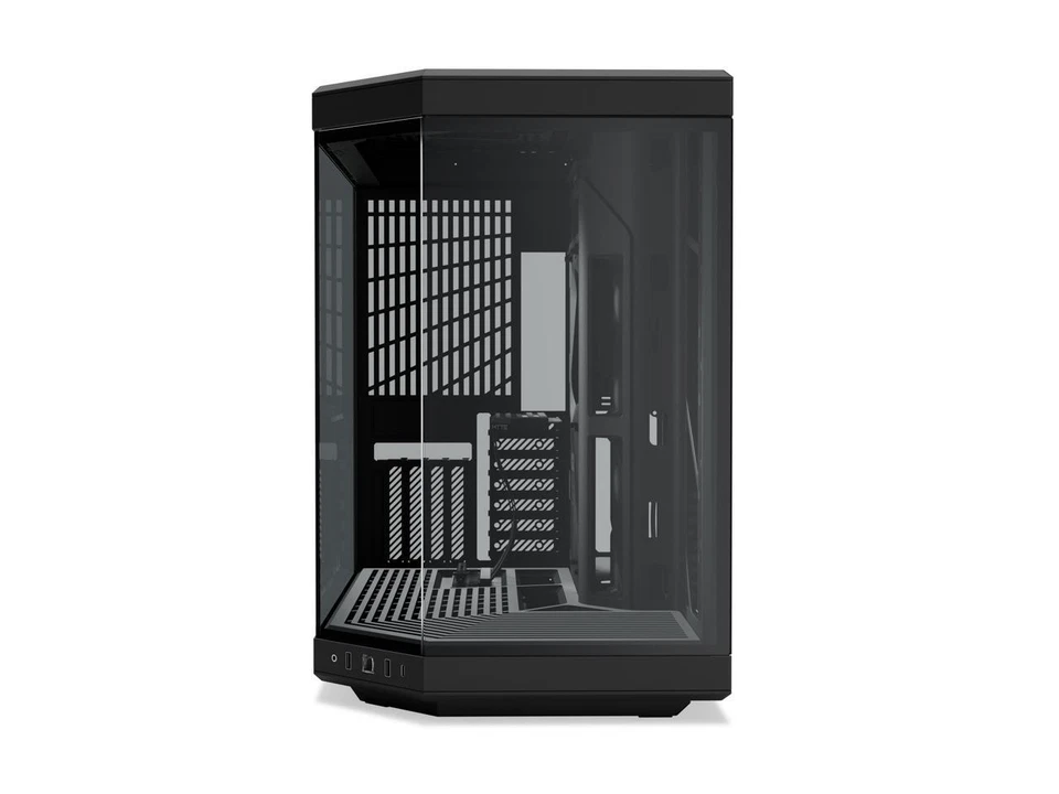 HYTE Y70 CS-HYTE-Y70-B Dual Chamber Mid-Tower ATX Case with PCIe 4.0 Express Ris - Image 2 of 4