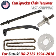 Cam Sprocket Timing Chain Tensioner Guide Kit For Suzuki DR-Z125 DRZ125 94-18 US