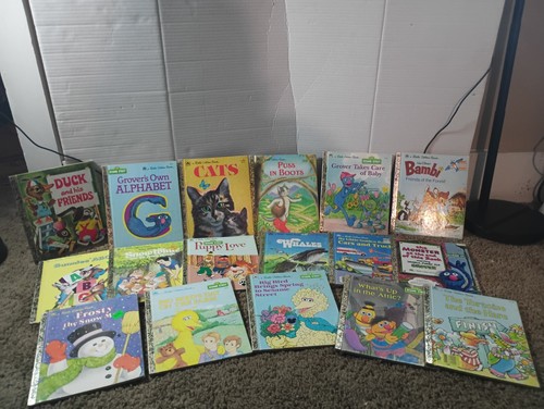 Vintage Disney Little Golden Books lot of 17