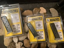 3 Pack FEG PA-63 9x18 .380 ACP Makarov 7 Round PPKS Style Blued Magazine Mags