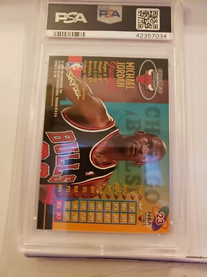1997 97-98 Michael Jordan Fleer METAL UNIVERSE #23, PSA 8 | eBay