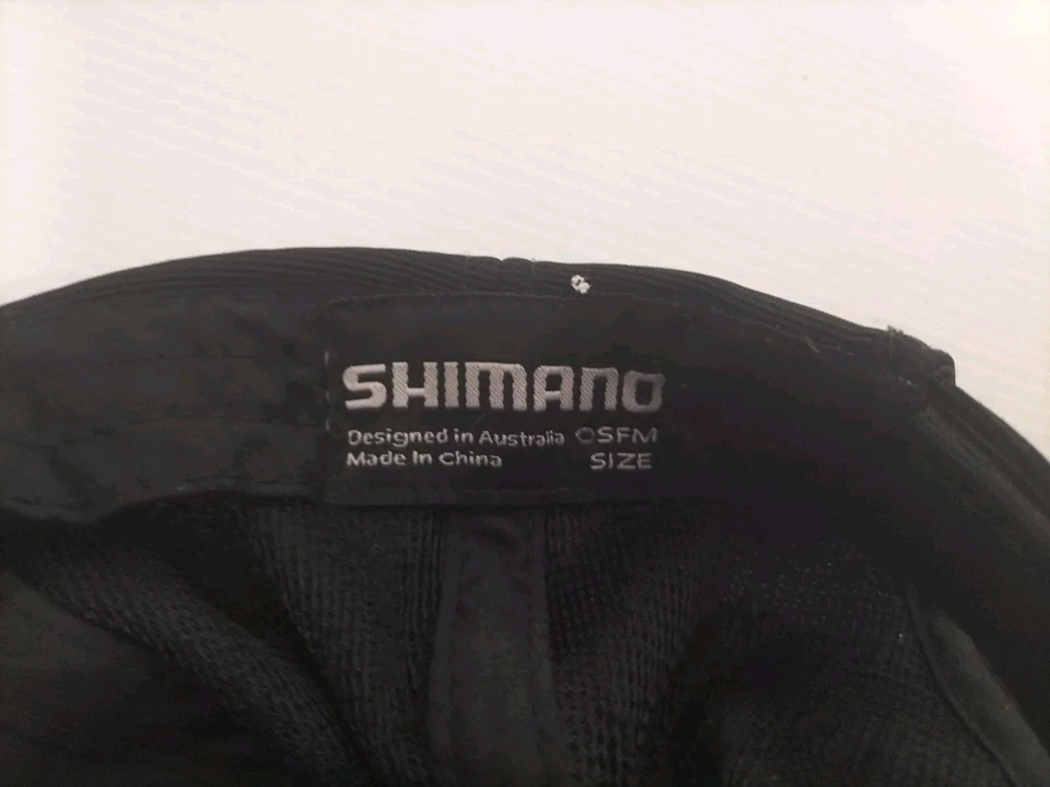 Gorra de pesca Shimano Platinum - bordada negra/blanca Foto 3 de 4