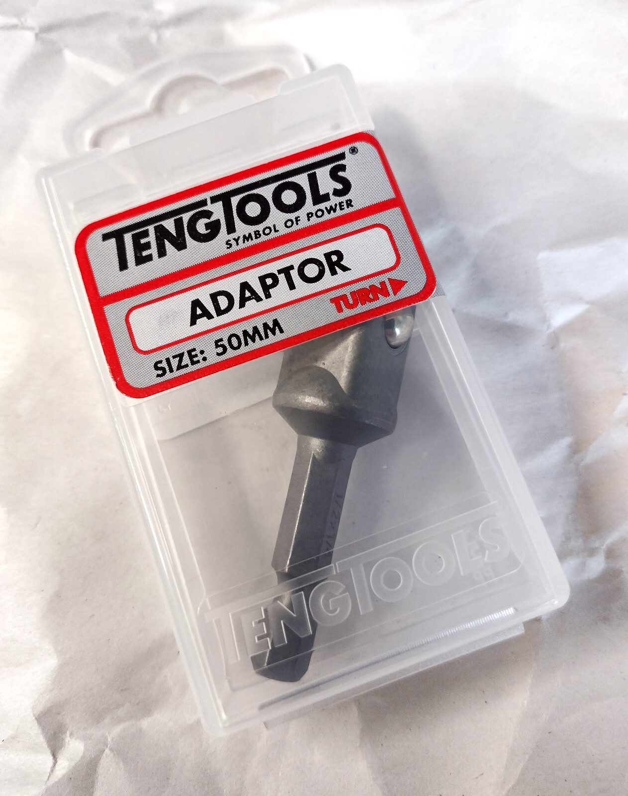Teng Tools Bit Adaptor 50mm 1/4"" to 1/2"" ACCSDA1412