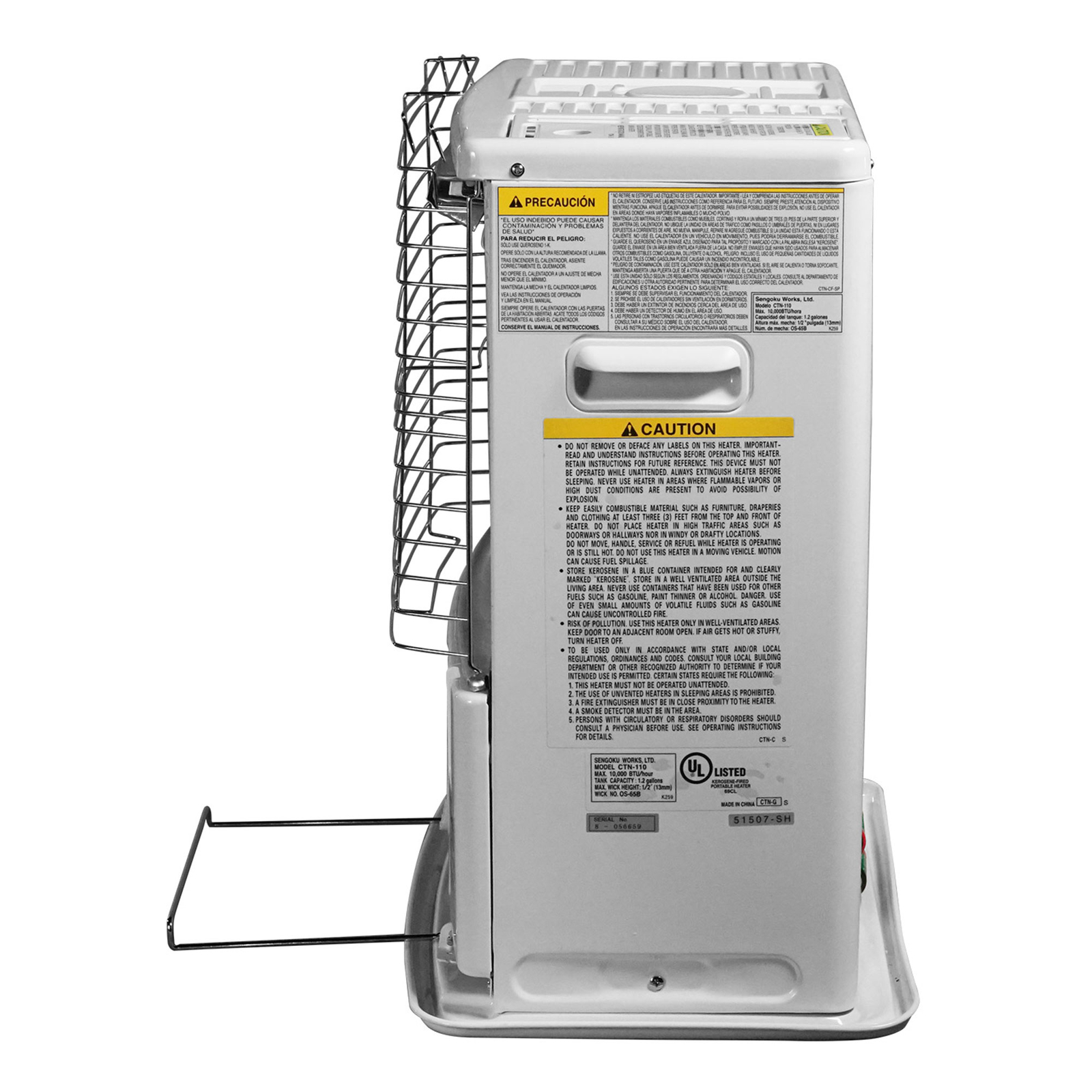 Sengoku HMN110 HeatMate Economic Portable Radiant Kerosene Space Heater