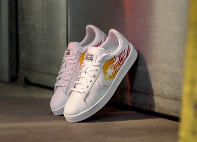 converse pro leather flame
