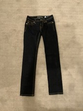 MISS ME GIRLS BLACK JEANS SZ 12 Z3