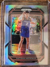 2023 Panini WNBA Prizm Natisha Hiedeman Silver Holo Prizm #126 Connecticut Sun