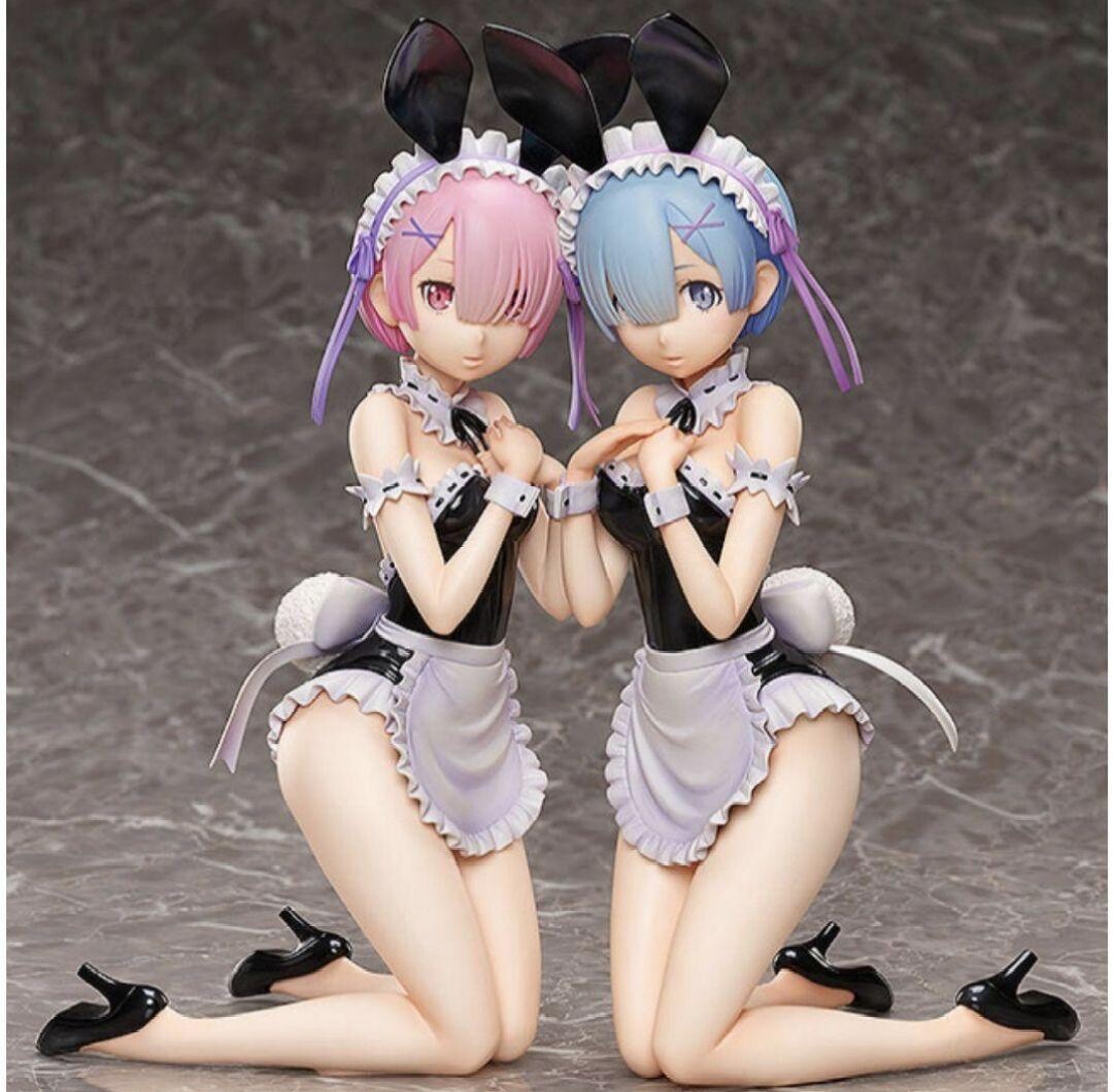 FREEing B-STYLE Re:ZERO Ram & Rem Bunny ver. 1/4 Scale PVC Figure