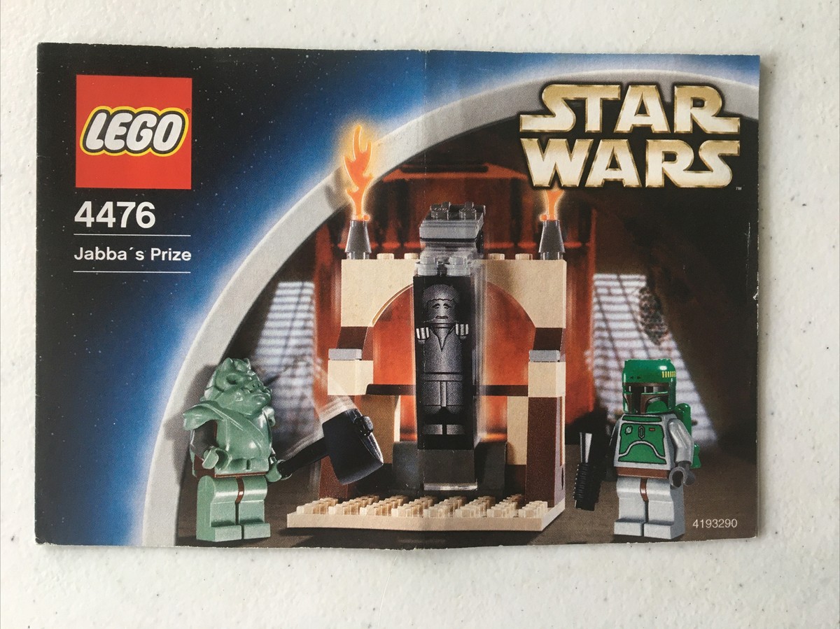 LEGO 4476 Star Wars: Jabba's Prize MANUAL ONLY NO BRICKS OR PARTS