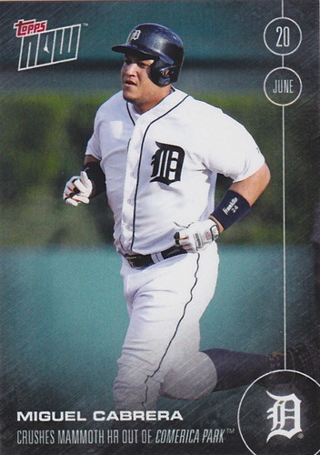 2016 Topps Now 167 Miguel Cabrera