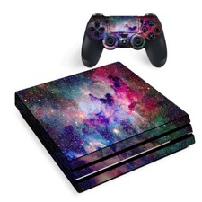 PS4 Pro Console Skins Decal Wrap ONLY - Colorful Space Gasses