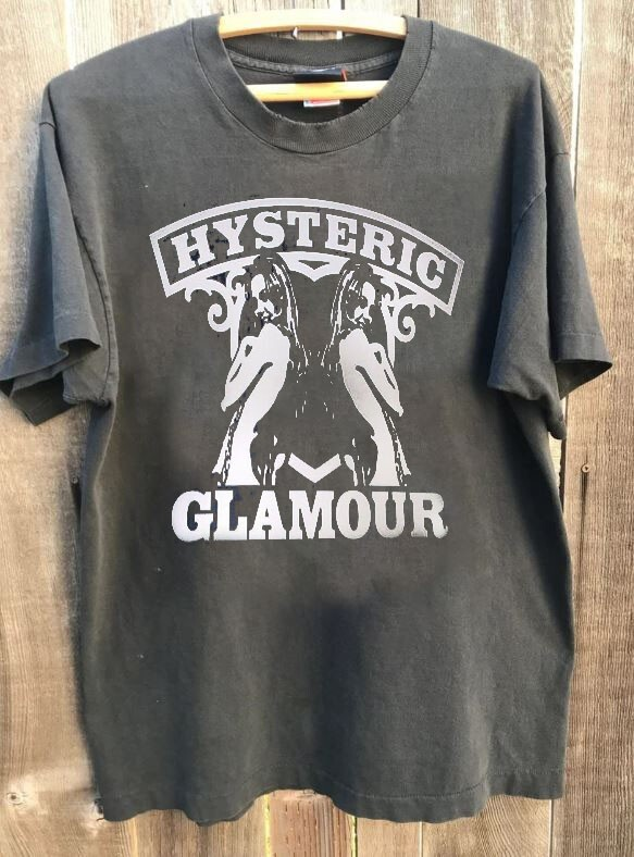 Hysteric Glamour Tour Shirt, Hysteric Glamour Rare Charcoal Unisex