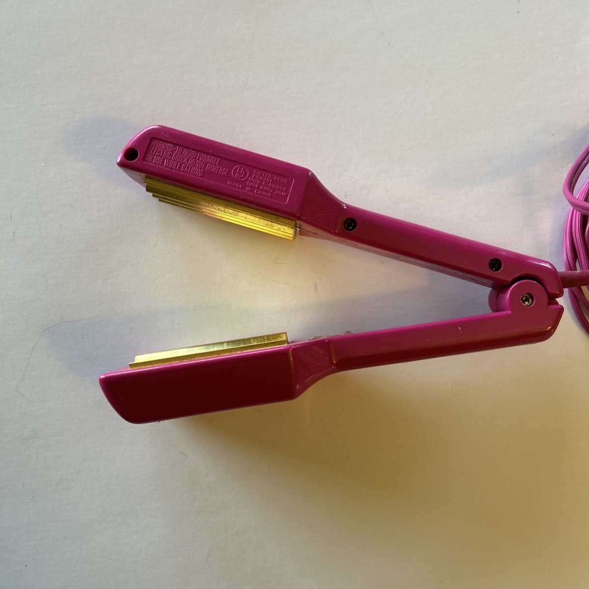 Vintage Salon Style Crimping Iron NOS 80s Hair Crimper Soviet Era Vintage Hair Waving Crimping  main image 4