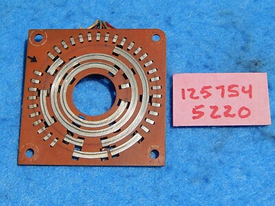 Wurlitzer wallbox 5220 Contact Plate Assembly # 125754