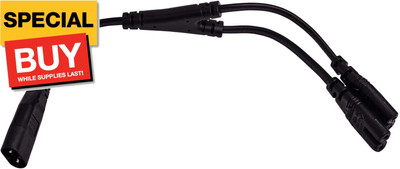LBSC IEC320 C8 to 2X C7 Y Split AC Power Cord, IEC Figure 8 Male to 2 Female 1 i