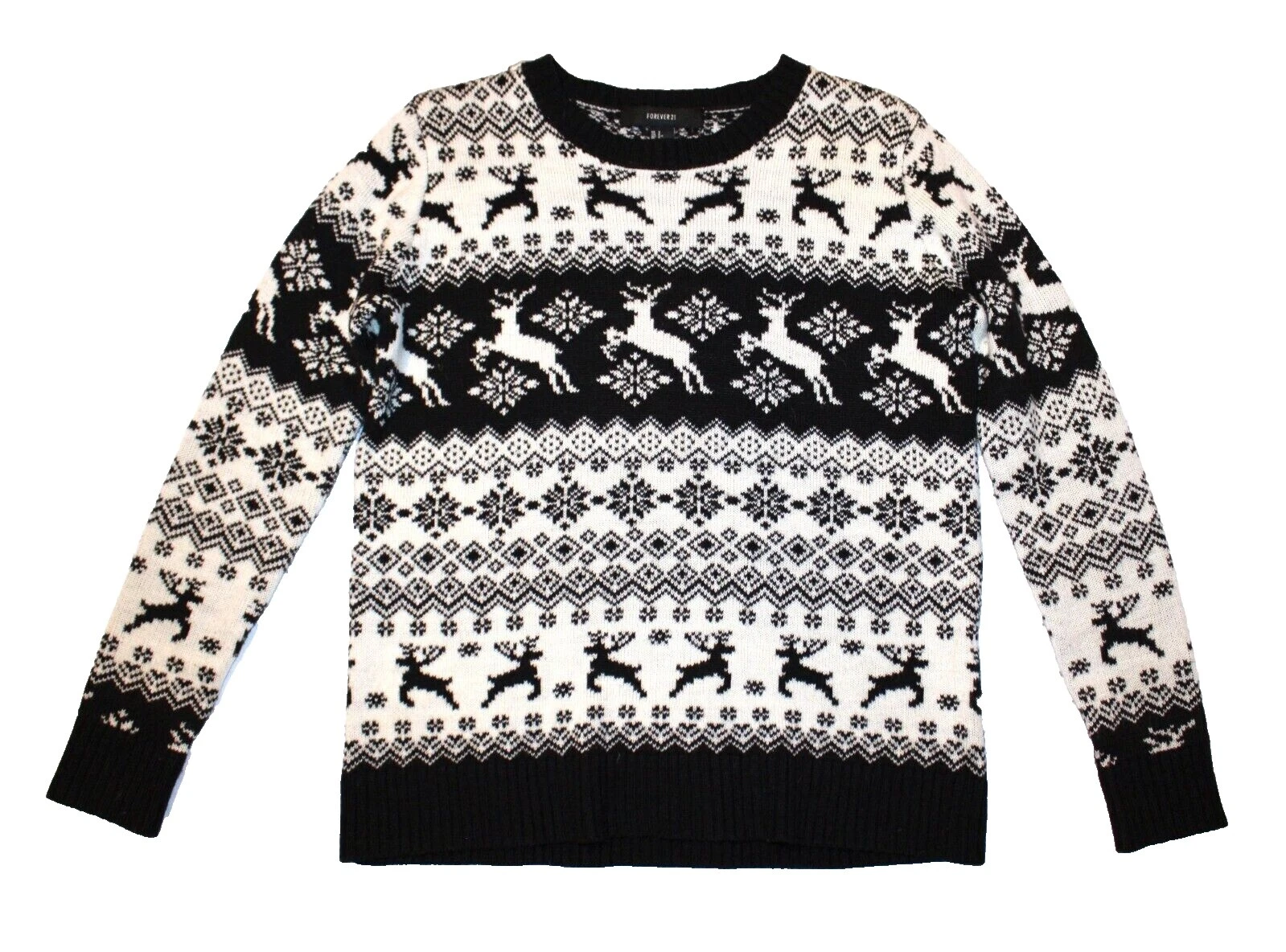 Suéteres Negro FOREVER 21 Navidad para mujeres