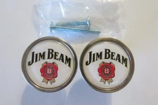 Jim Beam Cabinet Knobs, Jim Beam whiskey Logo Cabinet Pulls / kitchen knobs ,JB
