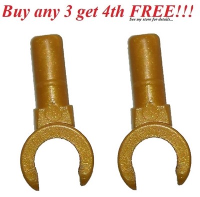 ☀️NEW Lego Minifigure Pearl Gold Hands x2 Minifig body Star Wars