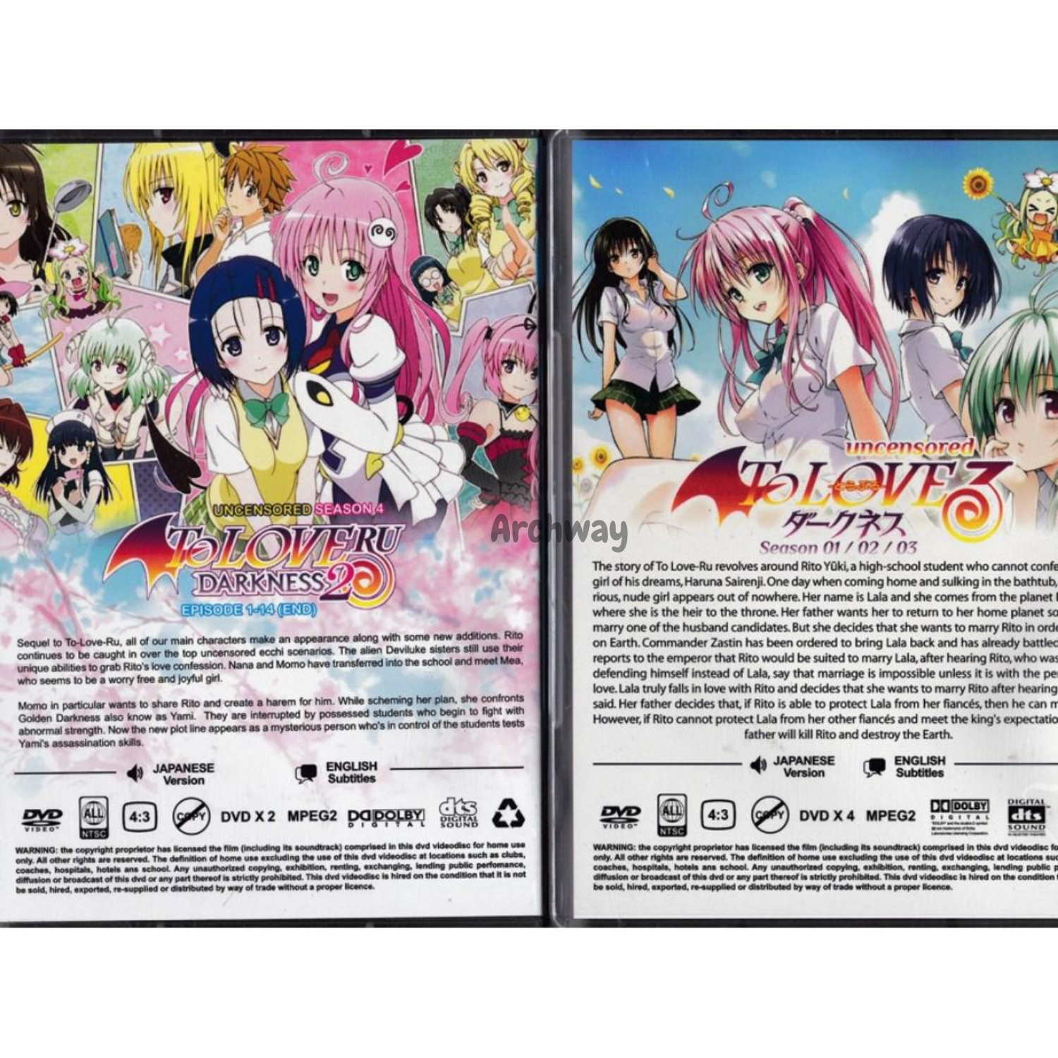 Anime DVD Uncensored Version To Love Ru Season 4 English Subtitle FREE  SHIPPING