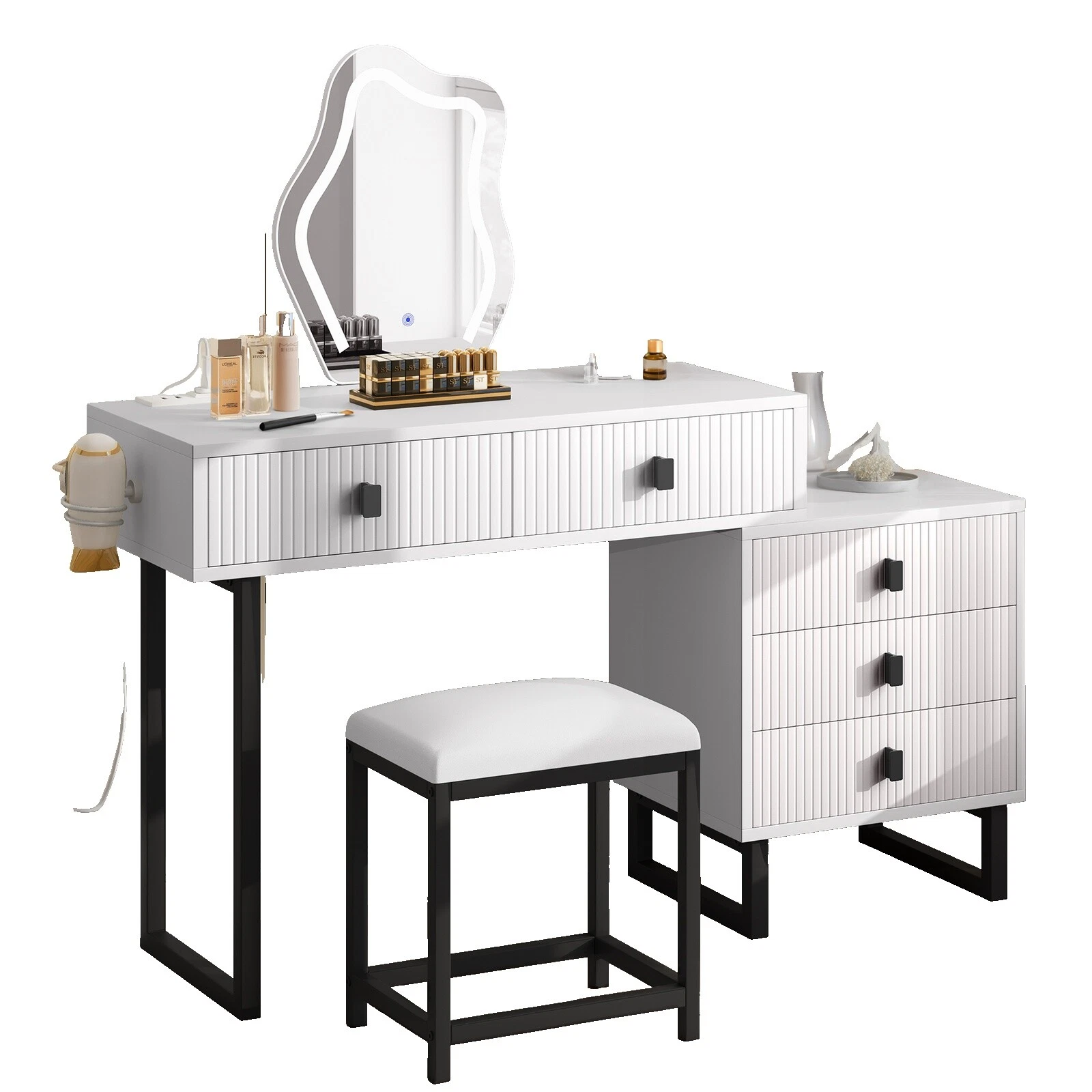 Dormitorio Hierro tocadores y mesas de maquillaje