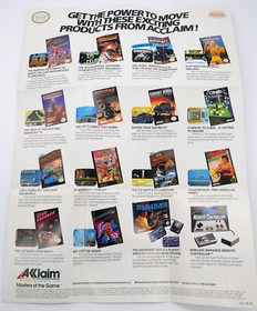 Iron Sword Wizards & Warriors II Nintendo NES Poster Insert #2 ACL-IR-US