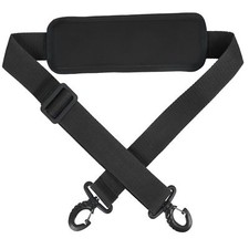 New Adjustable Replacement Shoulder Strap Padded Sling Hook Bag Laptop Bag Black