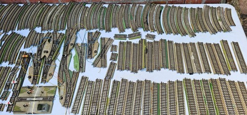Konvolut Märklin Schienen Weichen etc H0 Dachbodenfund - Bild 14 von 18