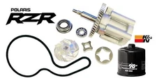 Best RZR Sportsman 800 Oil Water Pump Replacement Billet Impeller K&N Filter Kit